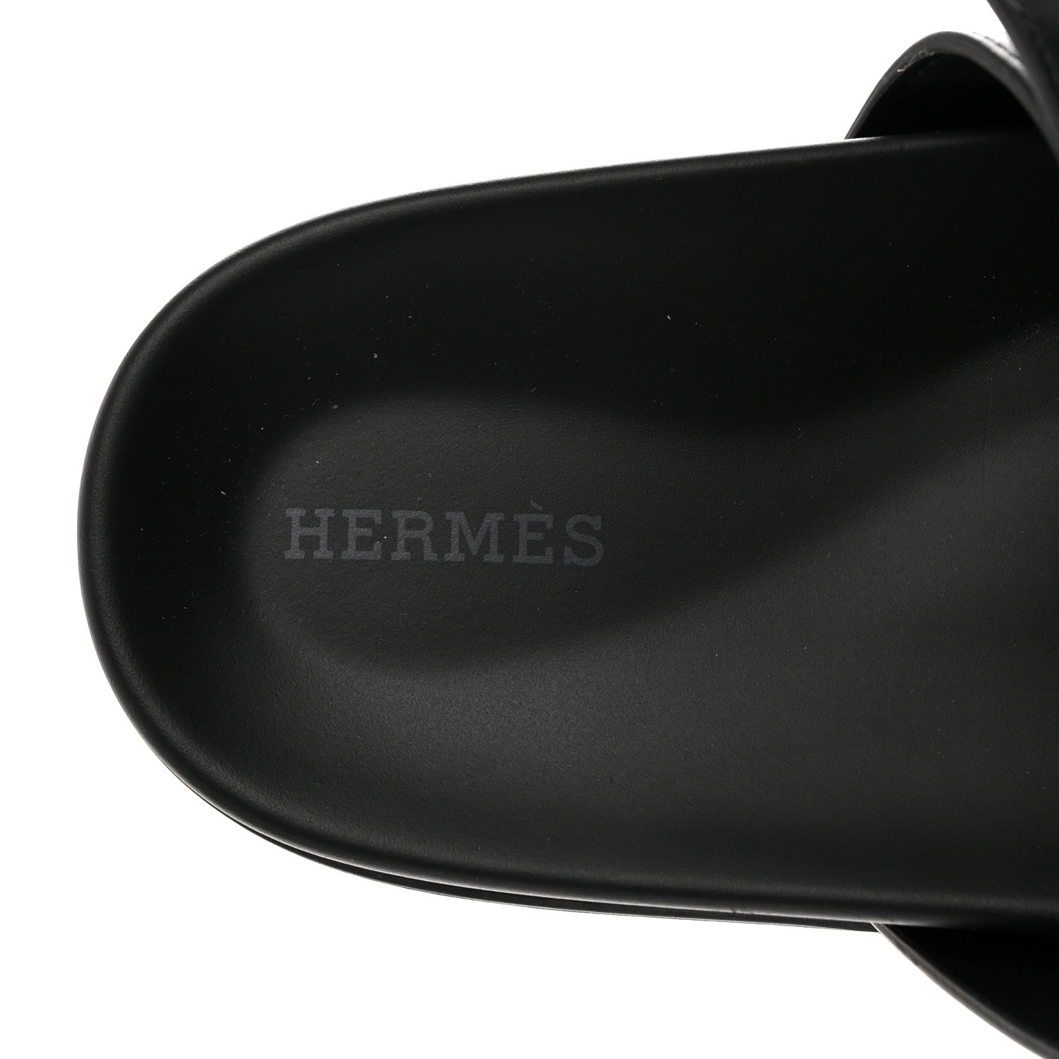 Hermes Calfskin Womens Chypre Sandals 41 Black 7 of 8