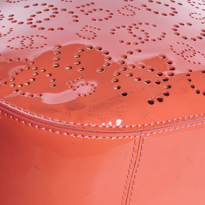 Chanel Patent Perforated CC N°5 Tote Coral 4 of 9