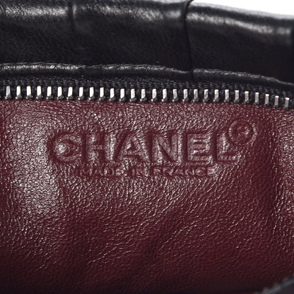 Chanel Lambskin Pleated Tassel Shoulder Bag Black 6 of 7