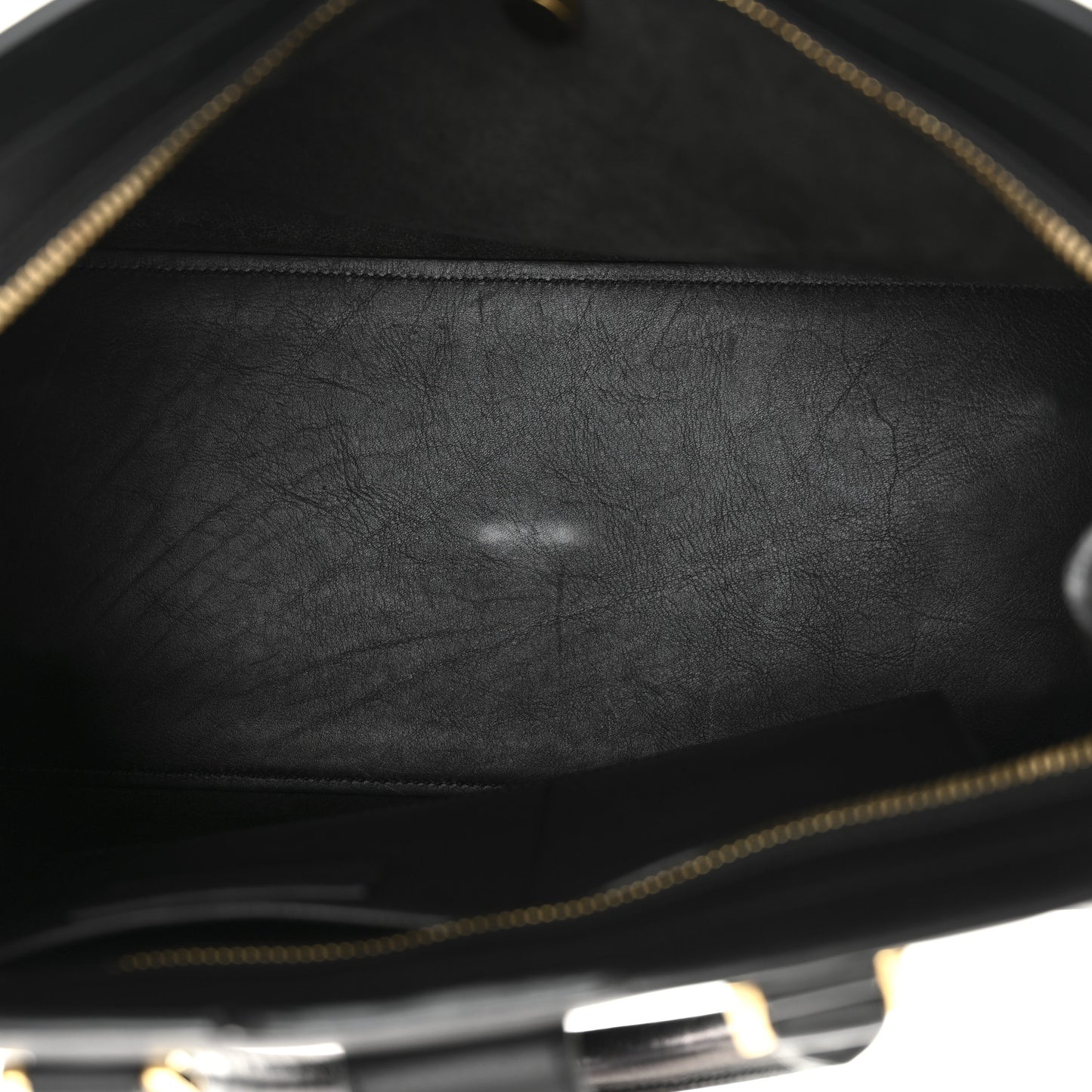 Calfskin Small Classic Y Cabas Black