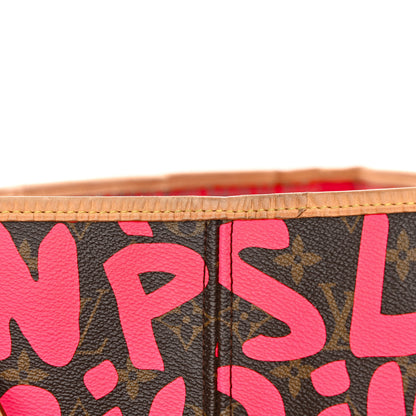 Louis Vuitton Monogram Graffiti Neverfull GM Fuchsia 22 of 22
