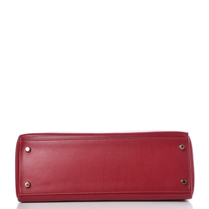 Hermes Tadelakt Ghillies Kelly 32 Rubis 7 of 39