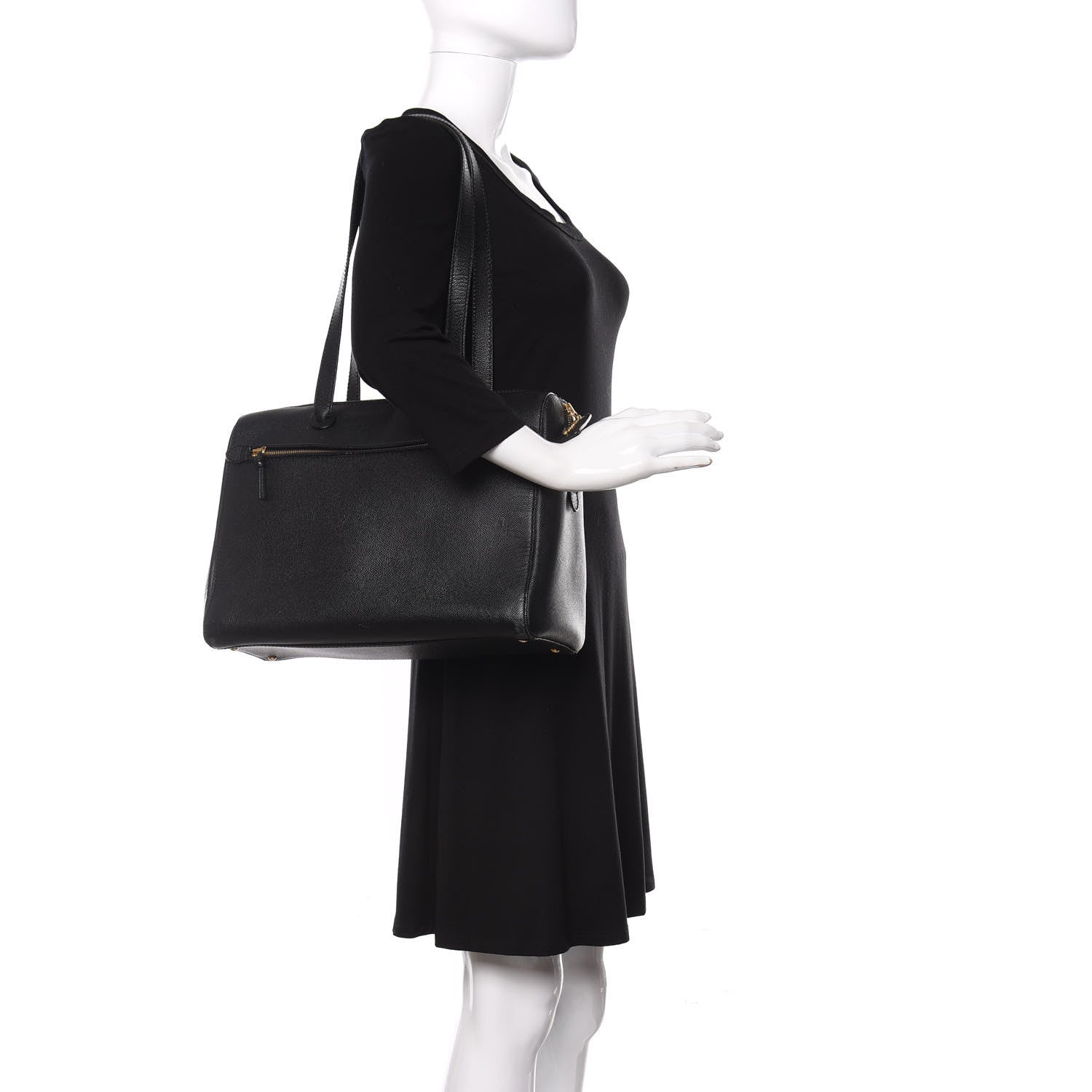 Chanel Caviar Shoulder Bag Black 2 of 20