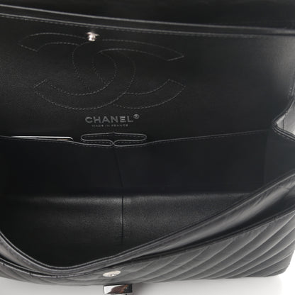 Chanel Aged Calfskin Chevron Quilted 2.55 Reissue 226 So Black 5 of 9