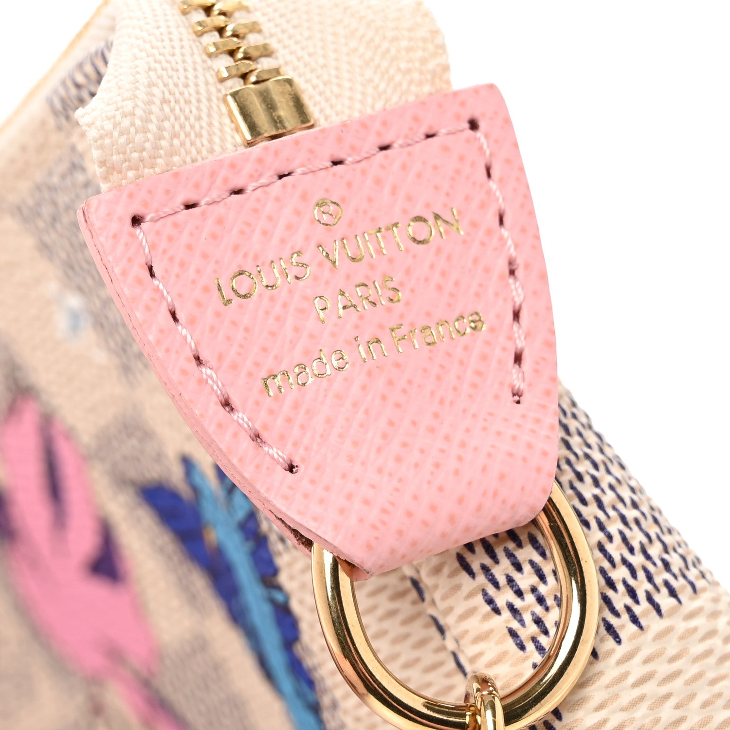 Louis Vuitton Damier Azur 2018 Christmas Animation Mini Pochette Accessories 6 of 8