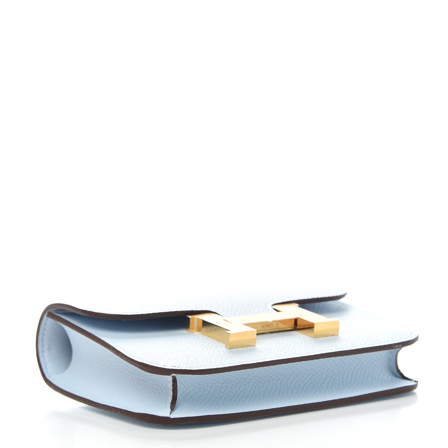 Hermes Epsom Constance Slim Wallet Bleu Brume 5 of 9