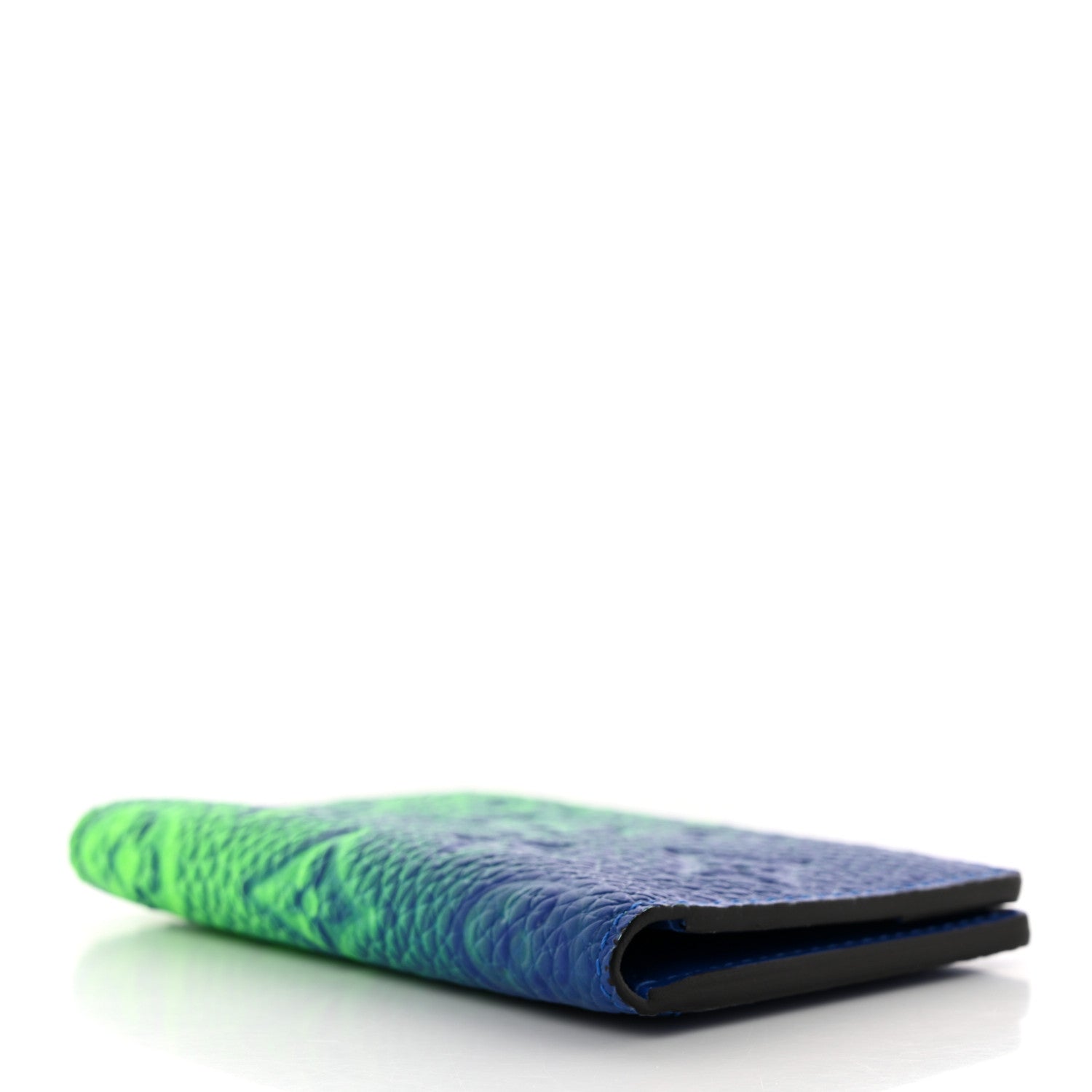 Louis Vuitton Taurillon Illusion Pocket Organizer Bleu Vert 4 of 7