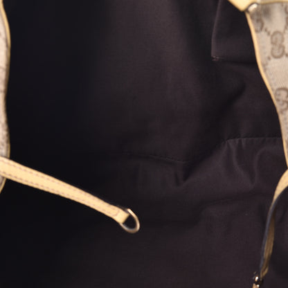 Gucci Monogram Large D Gold Hobo Beige 5 of 9