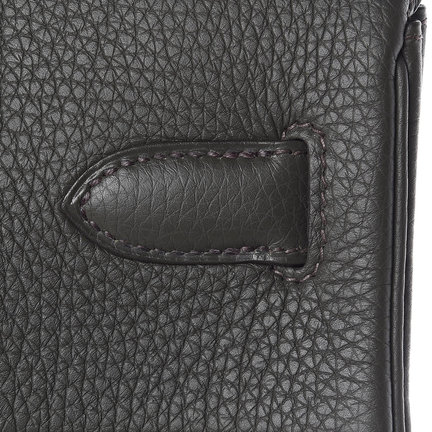 Hermes Taurillon Clemence HAC Birkin 40 Vert De Gris 13 of 30