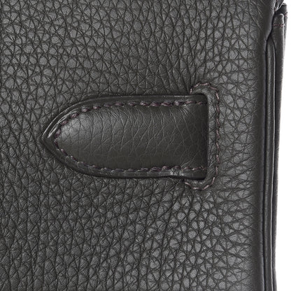 Hermes Taurillon Clemence HAC Birkin 40 Vert De Gris 13 of 30