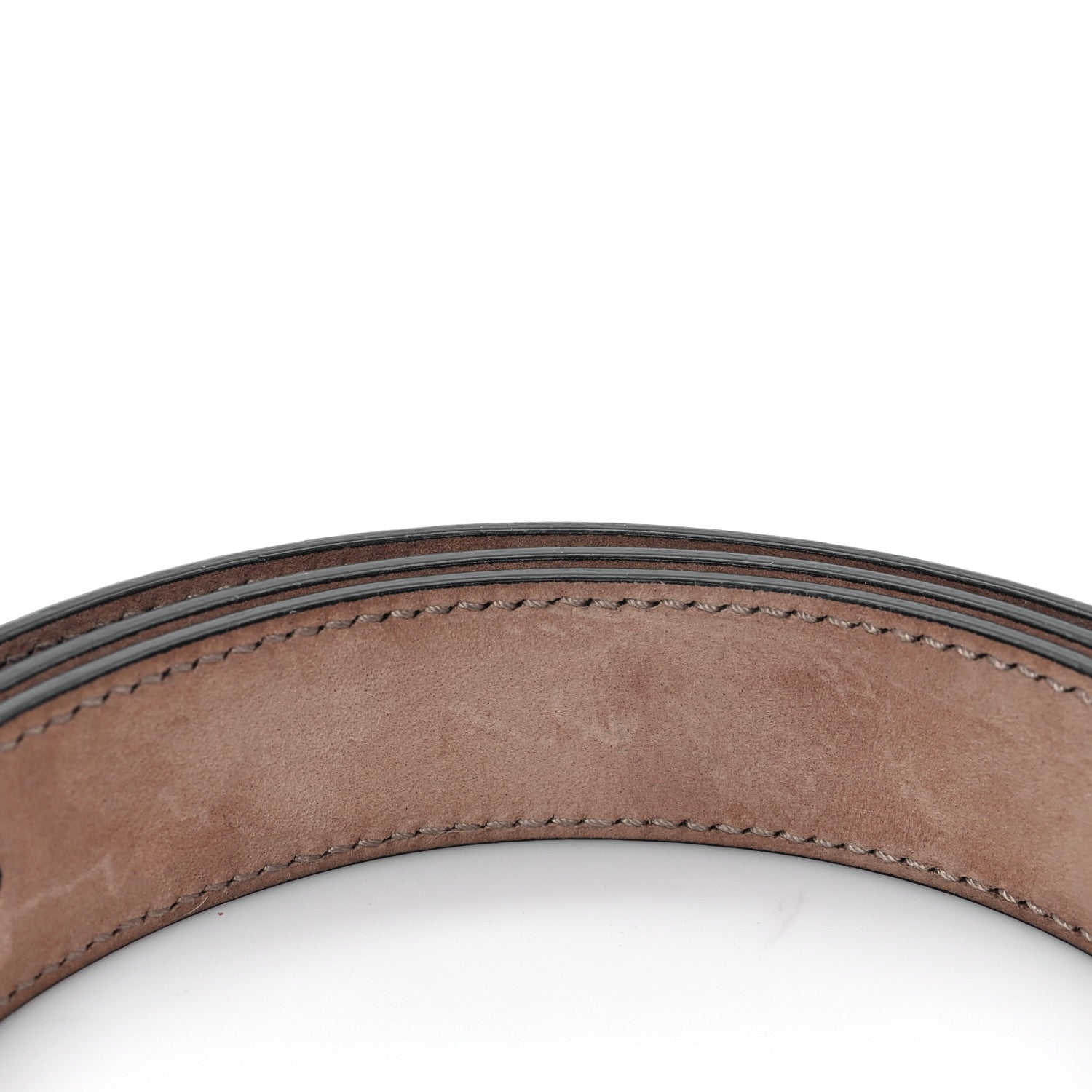 Gucci Calfskin Framed Double G Belt 105 42 Black 5 of 6