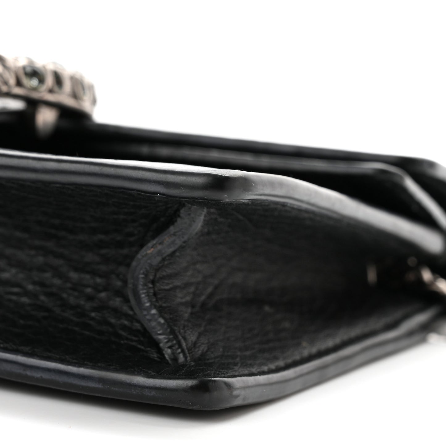 Calfskin Super Mini Dionysus Shoulder Bag Black