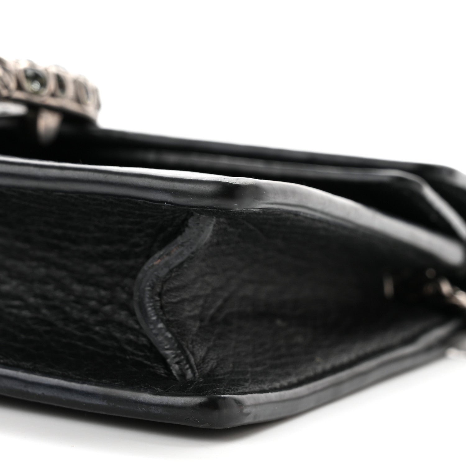 Gucci Calfskin Super Mini Dionysus Shoulder Bag Black 9 of 10