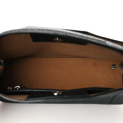MCM Grained Calfskin Top Handle Crossbody Black 4 of 9