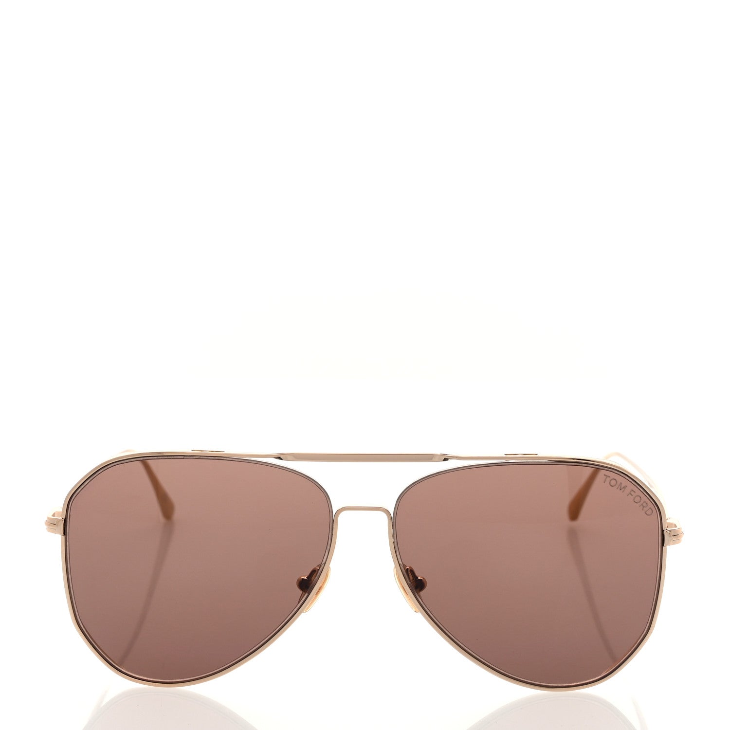 Tom Ford Metal Charles-02 Aviator Sunglasses TF853 Gold 2 of 8
