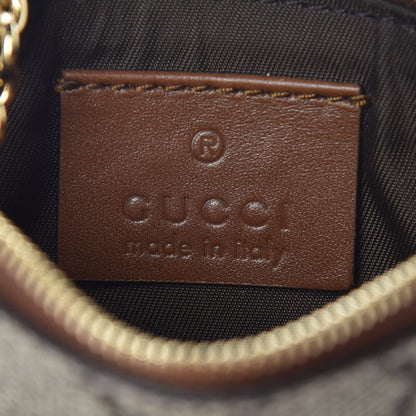 Gucci GG Supreme Monogram Key Case Brown 6 of 8