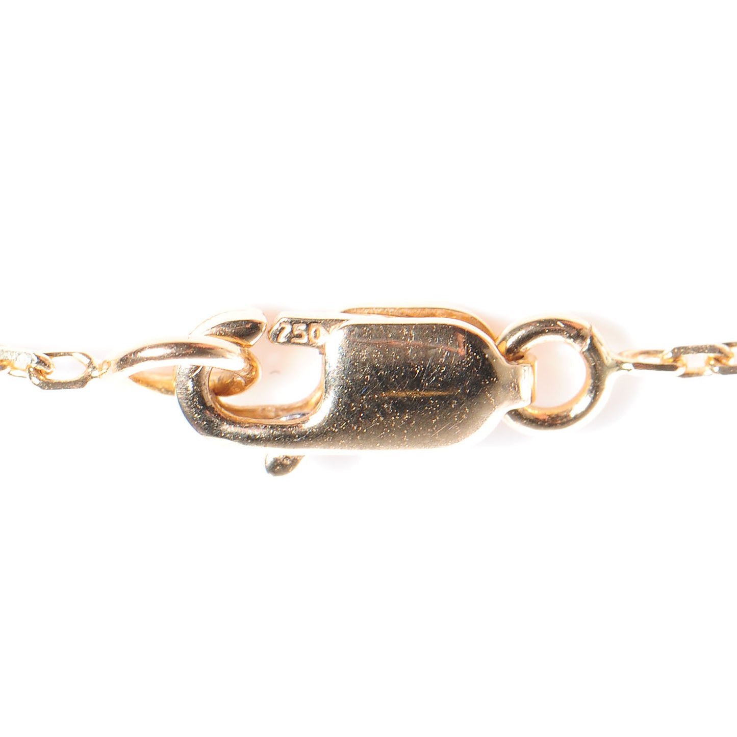 18K Yellow Gold Mother of Pearl Sweet Alhambra Butterfly Pendant Necklace