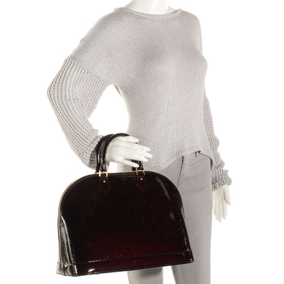Louis Vuitton Vernis Alma GM Amarante 2 of 9
