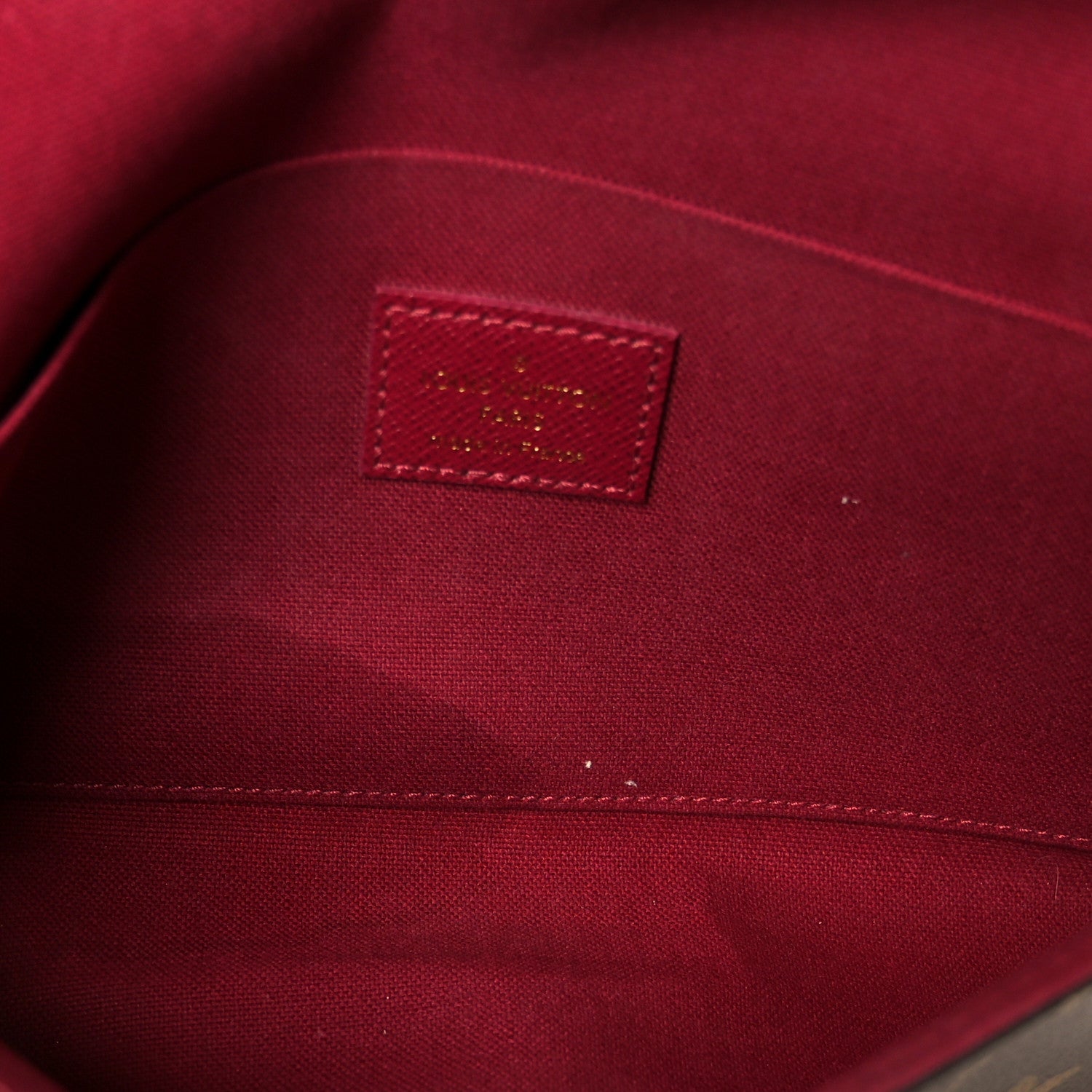 Louis Vuitton Monogram Pochette Felicie Chain Wallet Fuchsia 6 of 16