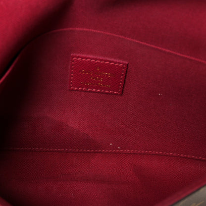 Louis Vuitton Monogram Pochette Felicie Chain Wallet Fuchsia 6 of 16