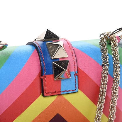 Valentino Garavani Vitello 1973 Mini Glam Lock Rockstud Flap Multicolor 11 of 12