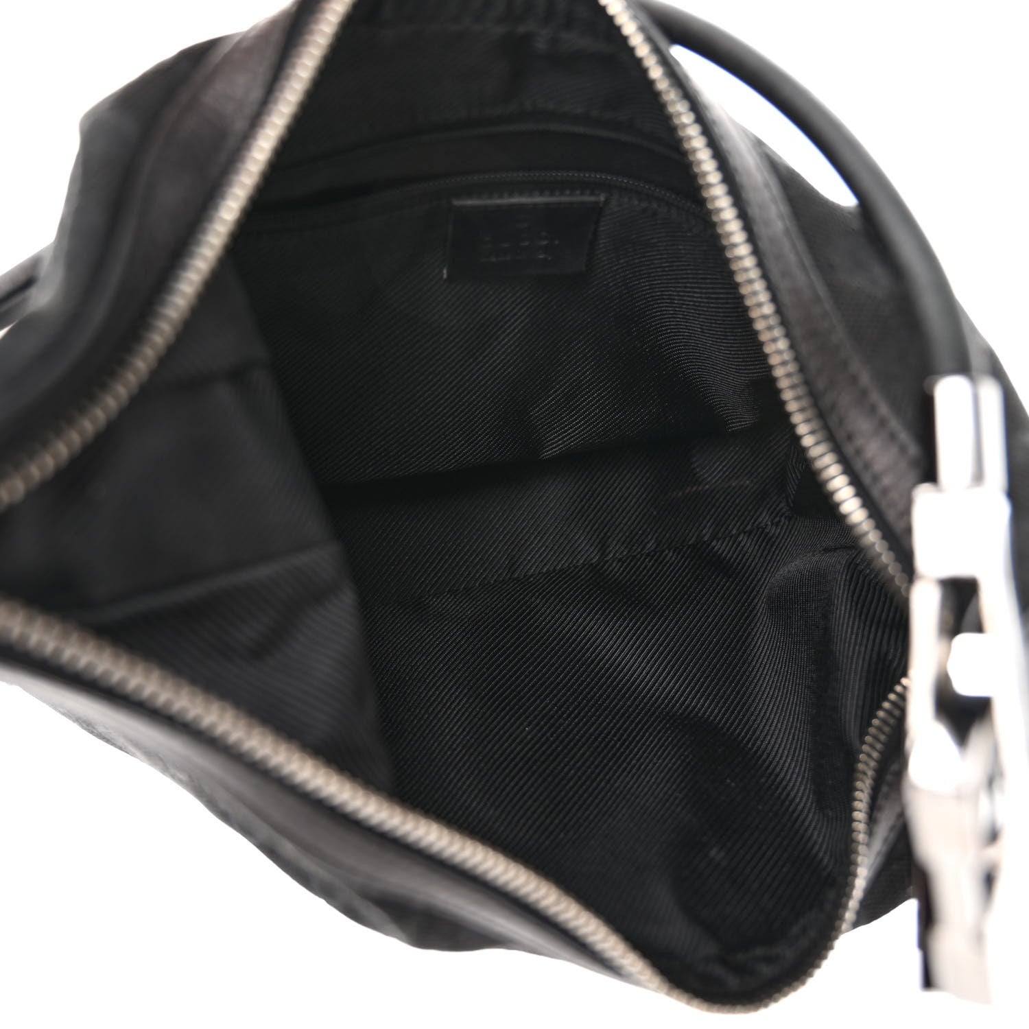 Gucci Monogram GG Small Clasp Hobo Black 5 of 10