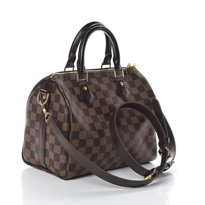 Louis Vuitton Damier Ebene Speedy Bandouliere 25 2 of 9