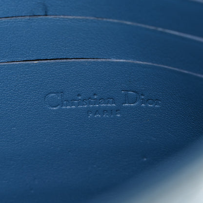 Christian Dior Patent Cannage New Lock Pouch Blue 6 of 11