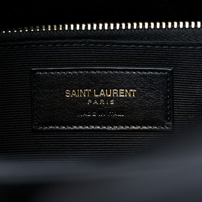 Saint Laurent Calfskin Bi-Color Small Sac De Jour Royal Blue Black 5 of 8
