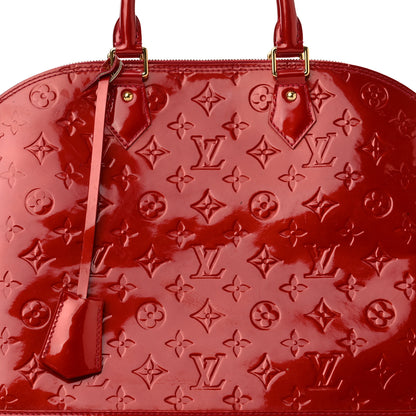 Louis Vuitton Vernis Alma GM Pomme D'Amour 7 of 10