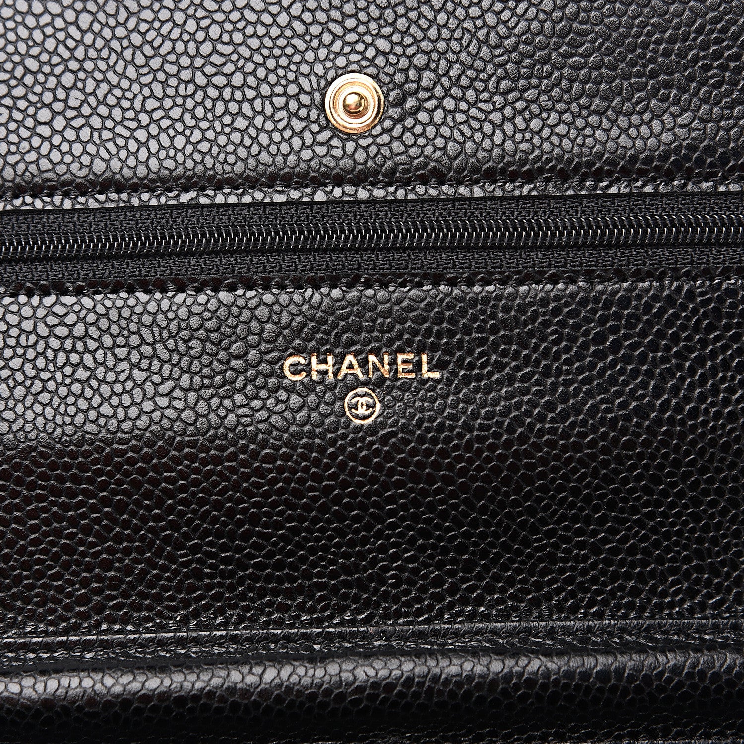 Chanel Caviar Quilted Wallet On Chain WOC Black 5 of 9