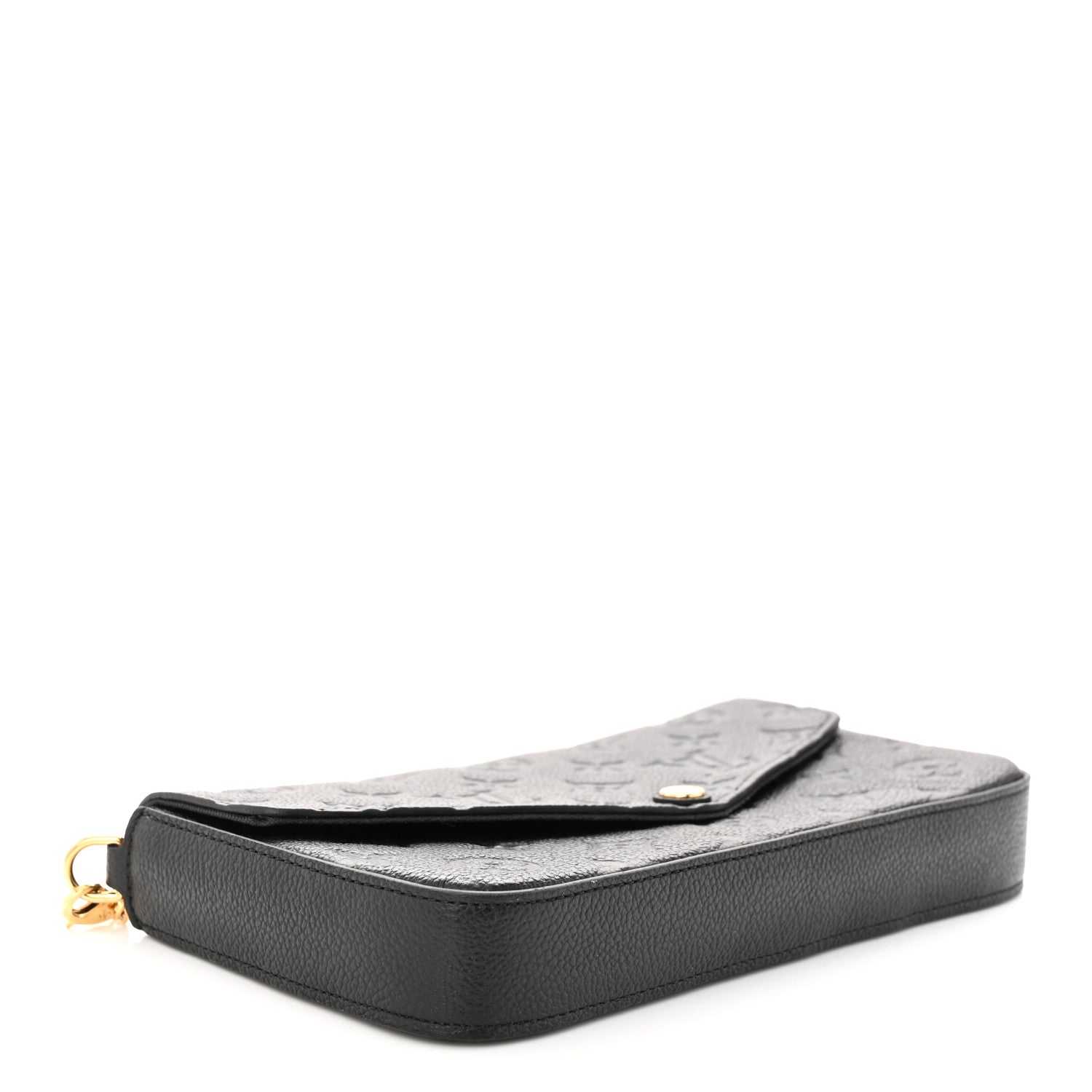 Louis Vuitton Empreinte Pochette Felicie Chain Wallet Black 4 of 9