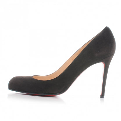 Christian Louboutin Suede Simple 100 Pumps 41 Brown 1 of 7