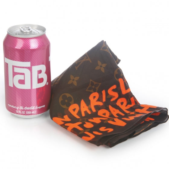 Louis Vuitton Cotton Graffiti Bandana Orange 2 of 6