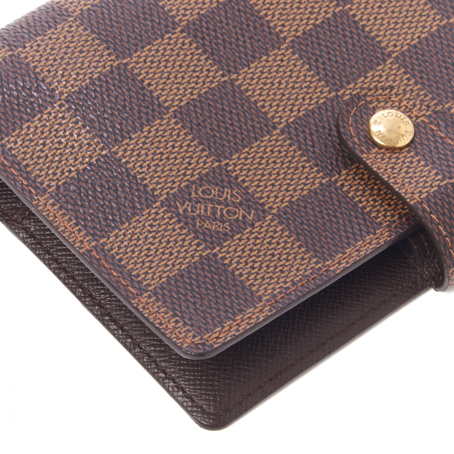 Louis Vuitton Damier Ebene Small Ring Agenda Cover 5 of 7