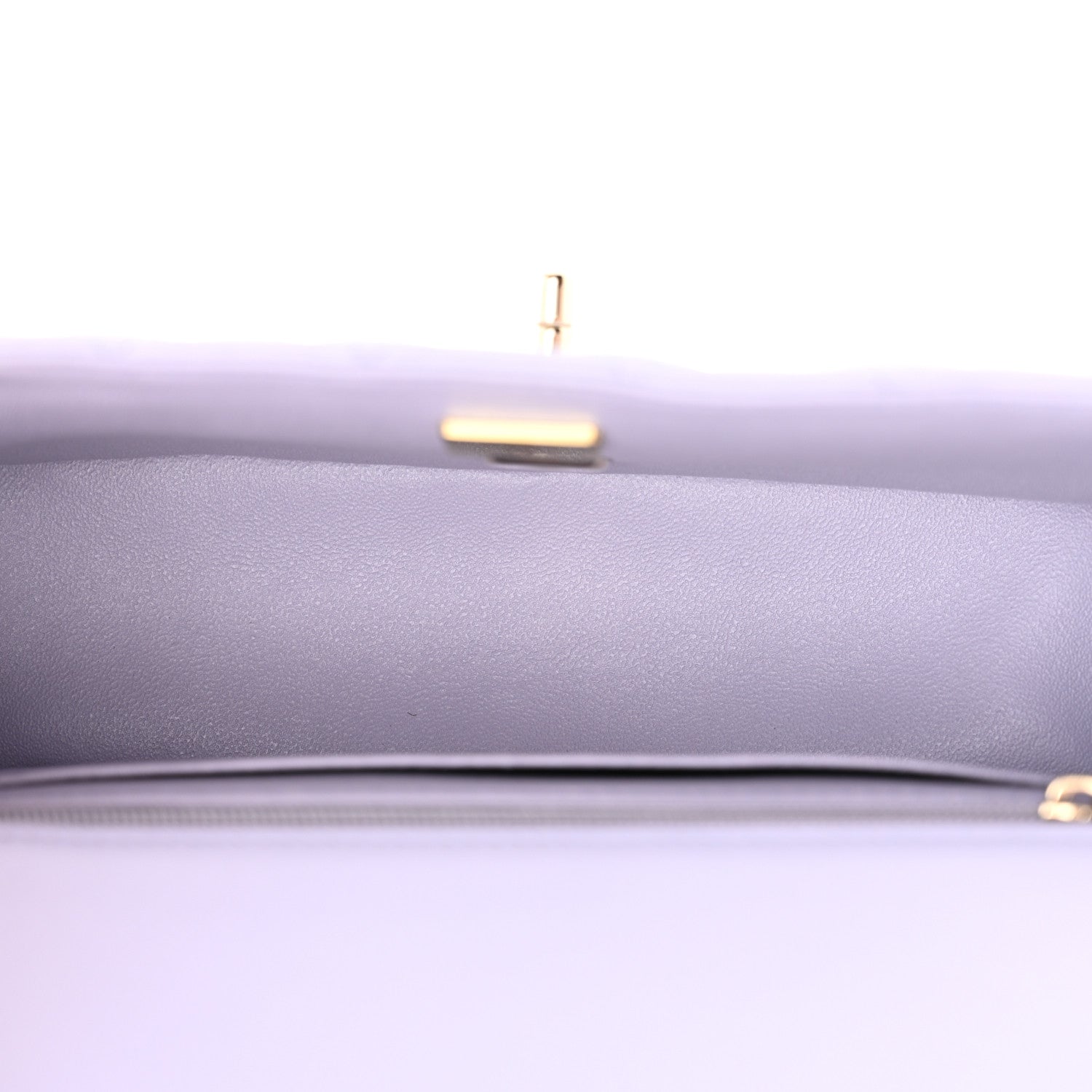 Chanel Lambskin Quilted Mini Top Handle Rectangular Flap Light Purple 5 of 11