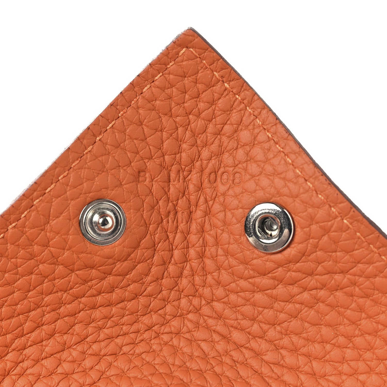 Hermes Taurillon Clemence Mises et Relances MM Change Tray Orange 5 of 5