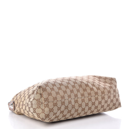 Gucci Monogram Medium Icon Bit Hobo Light Cuir 5 of 10