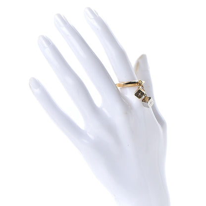 Louis Vuitton Luckygram Ring 6 Gold 2 of 8