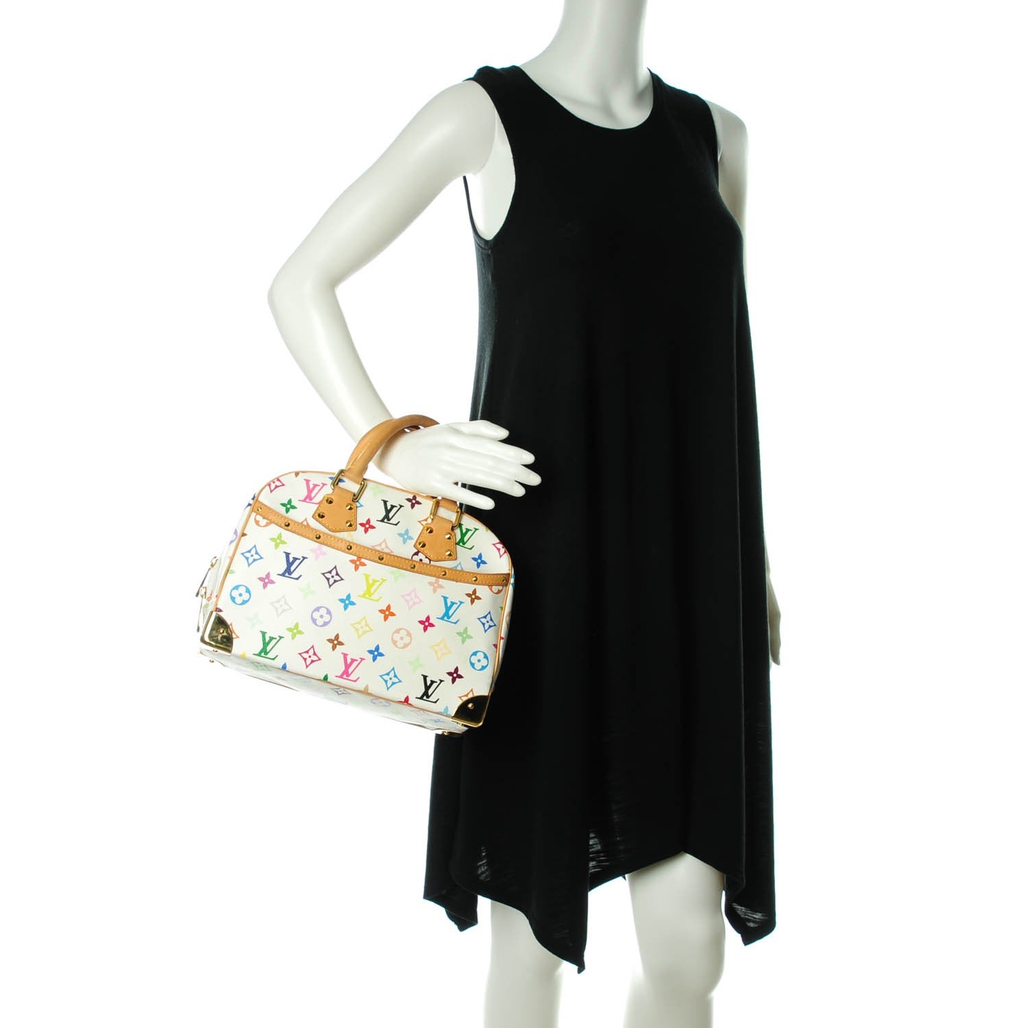 Louis Vuitton Monogram Multicolor Trouville White 2 of 8