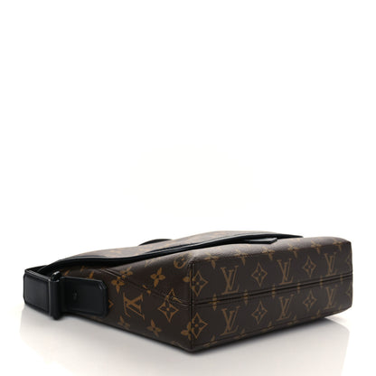 Louis Vuitton Monogram Macassar Magnetic Messenger 4 of 9