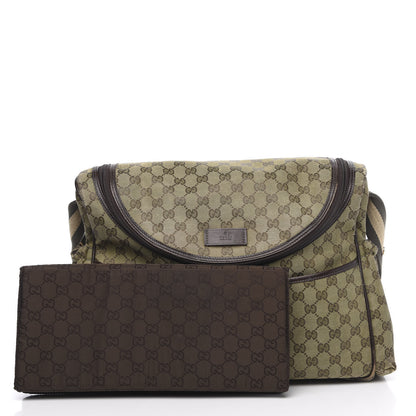 Gucci Monogram Large Diaper Bag Dark Brown 2 of 22