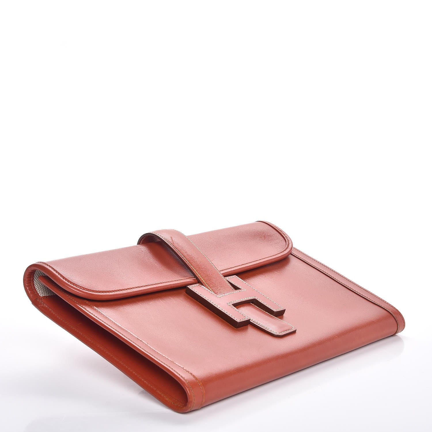 Hermes Box Jige PM Clutch Brique 4 of 11