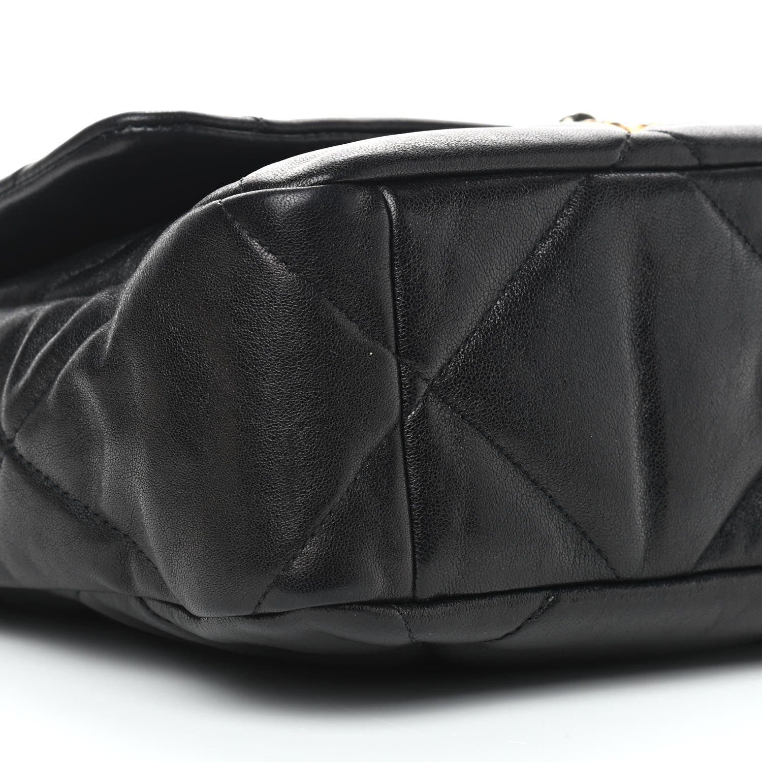 Chanel Lambskin Quilted Large Chanel 19 Flap Black 7 of 8