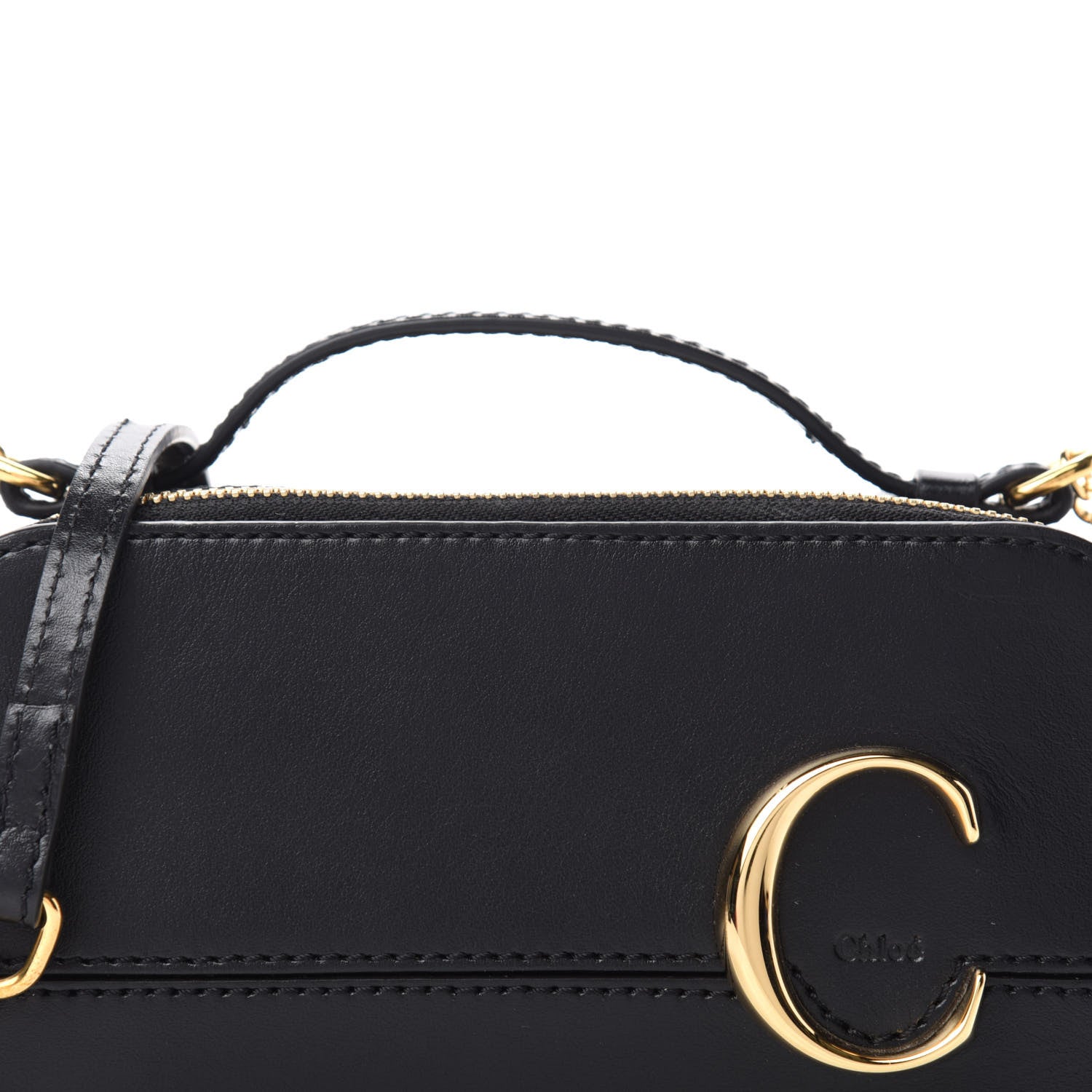 Chloe Calfskin Mini C Vanity Bag Black 11 of 11