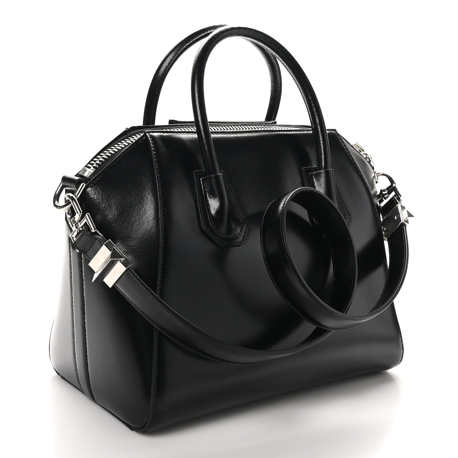 Givenchy Shiny Lord Calfskin Small Antigona Black 3 of 10