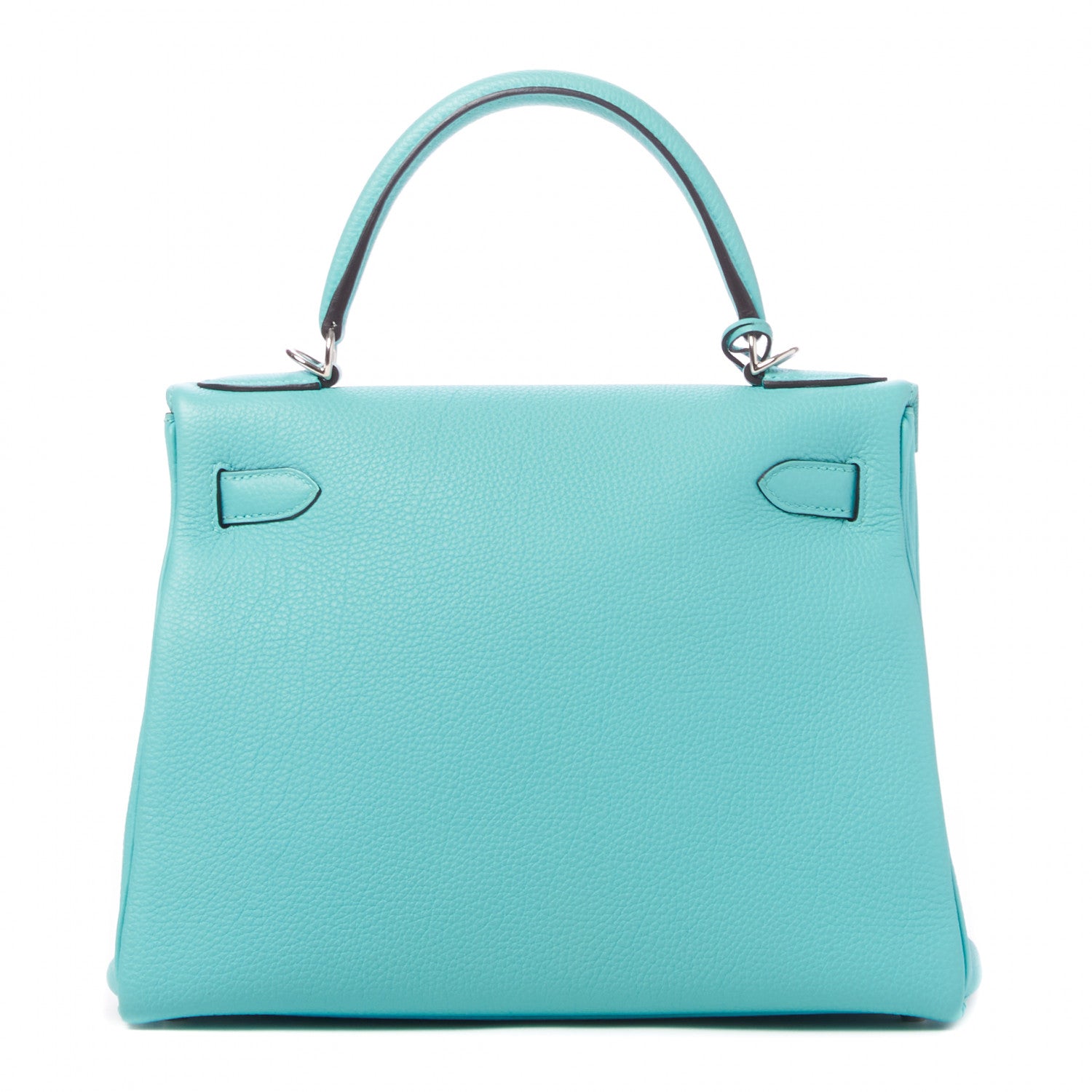 Hermes Togo Kelly Retourne 28 Bleu Atoll 3 of 31