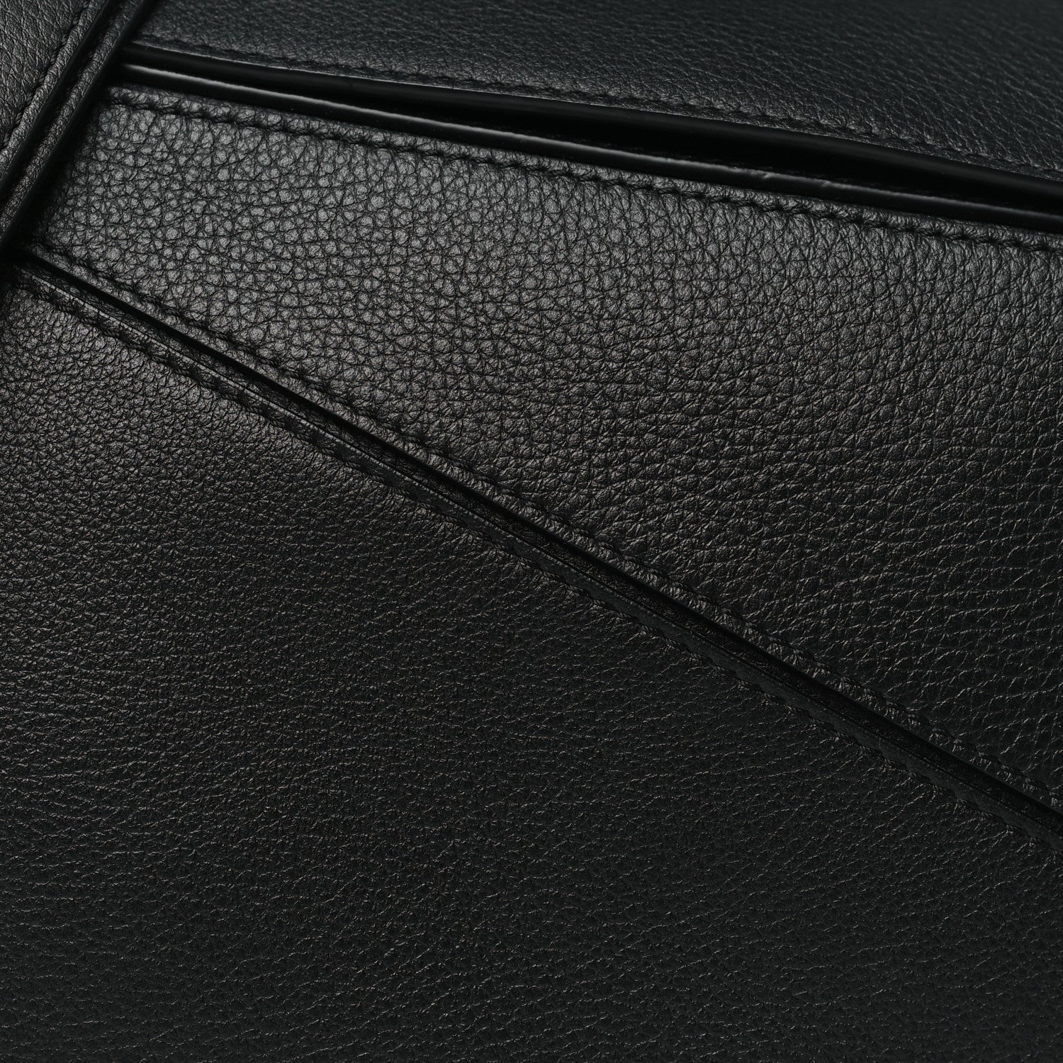 Loewe Calfskin Medium Puzzle Bag Black 7 of 9