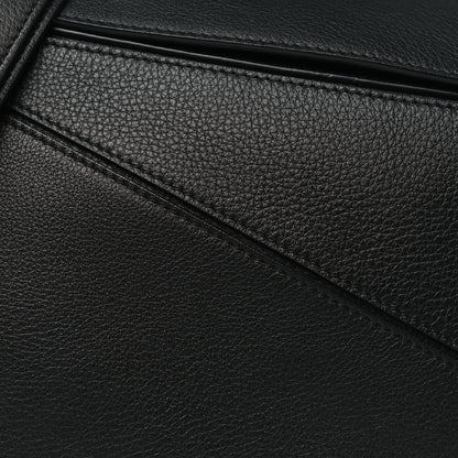 Loewe Calfskin Medium Puzzle Bag Black 7 of 9
