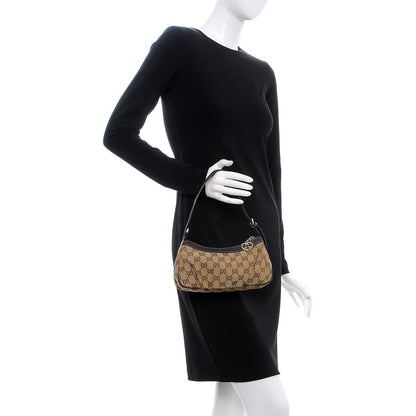 Gucci Monogram Lovely Heart Cosmetic Case Dark Brown 2 of 8